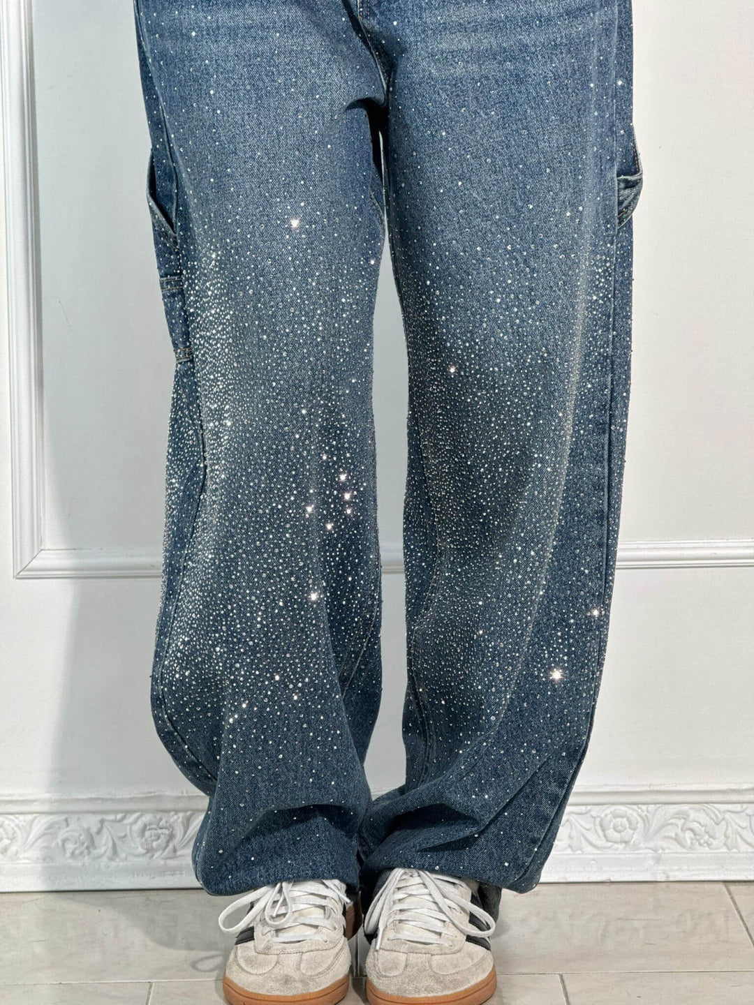 Violet High-Waisted Wide-Leg Pants