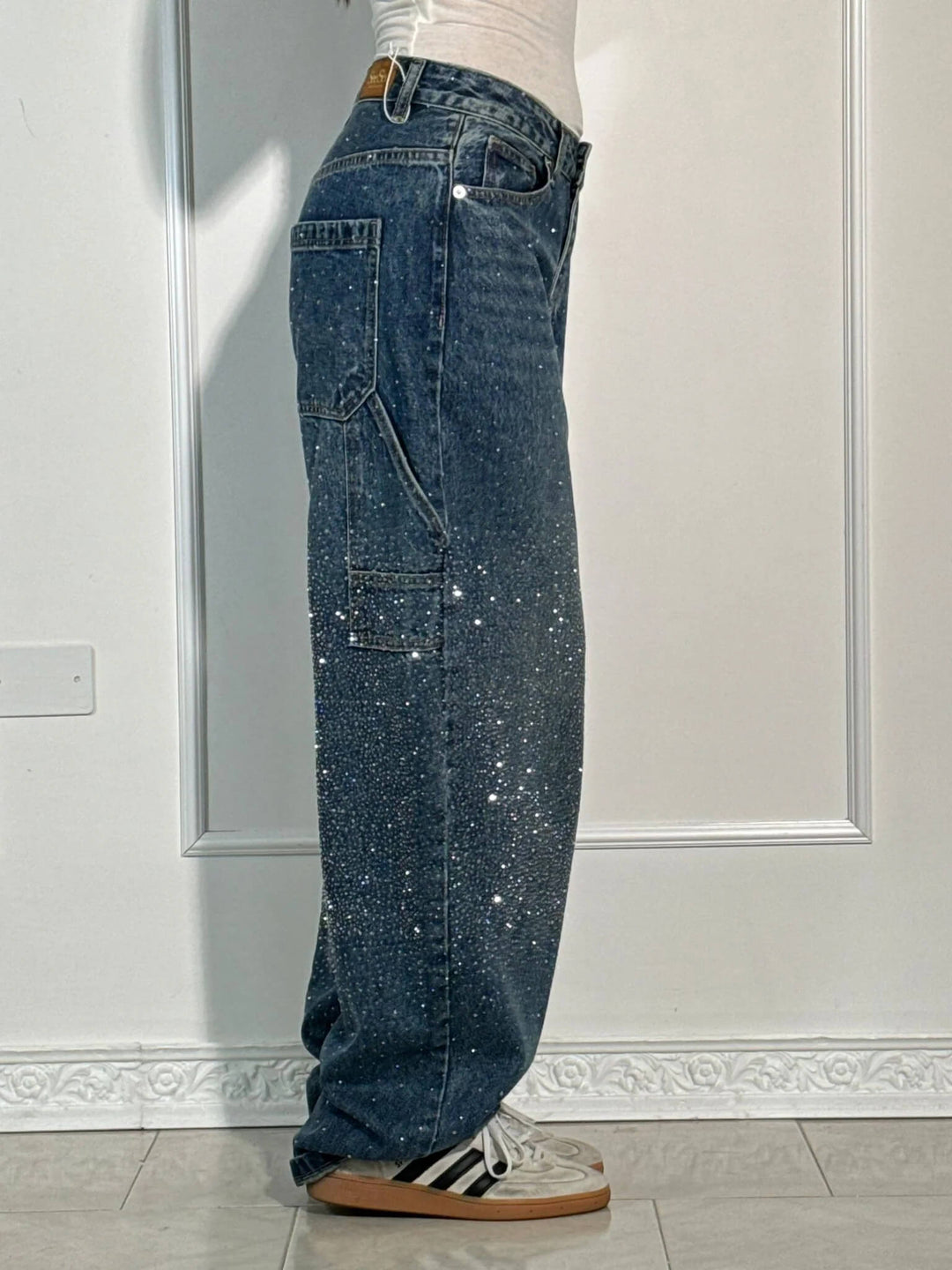 Violet High-Waisted Wide-Leg Pants