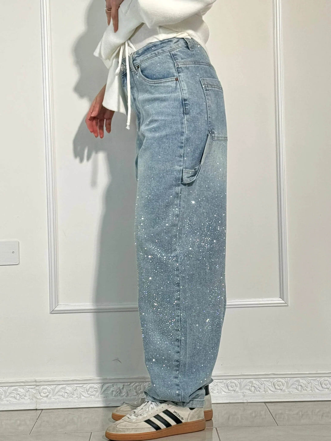 Violet High-Waisted Wide-Leg Pants