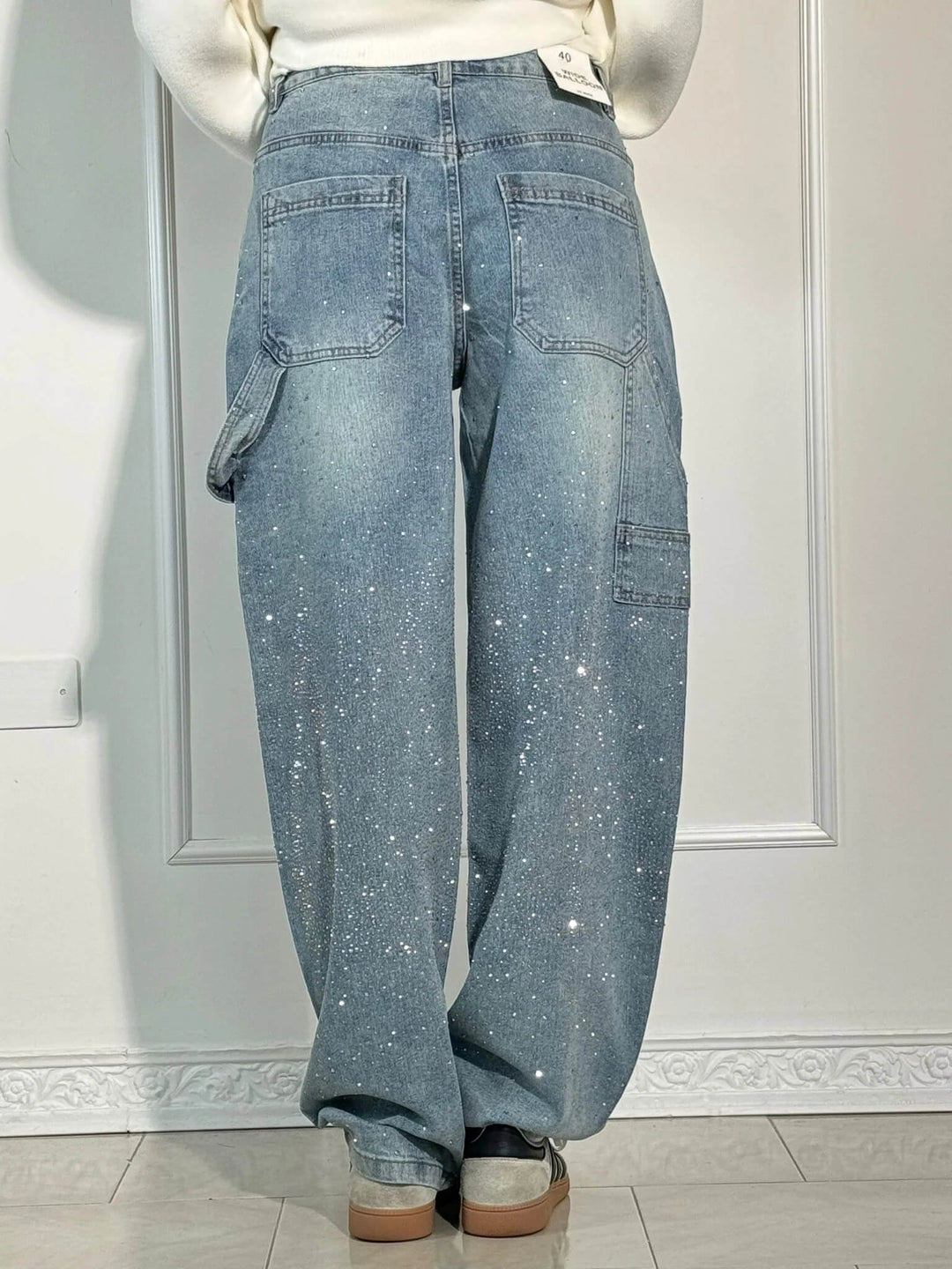 Violet High-Waisted Wide-Leg Pants