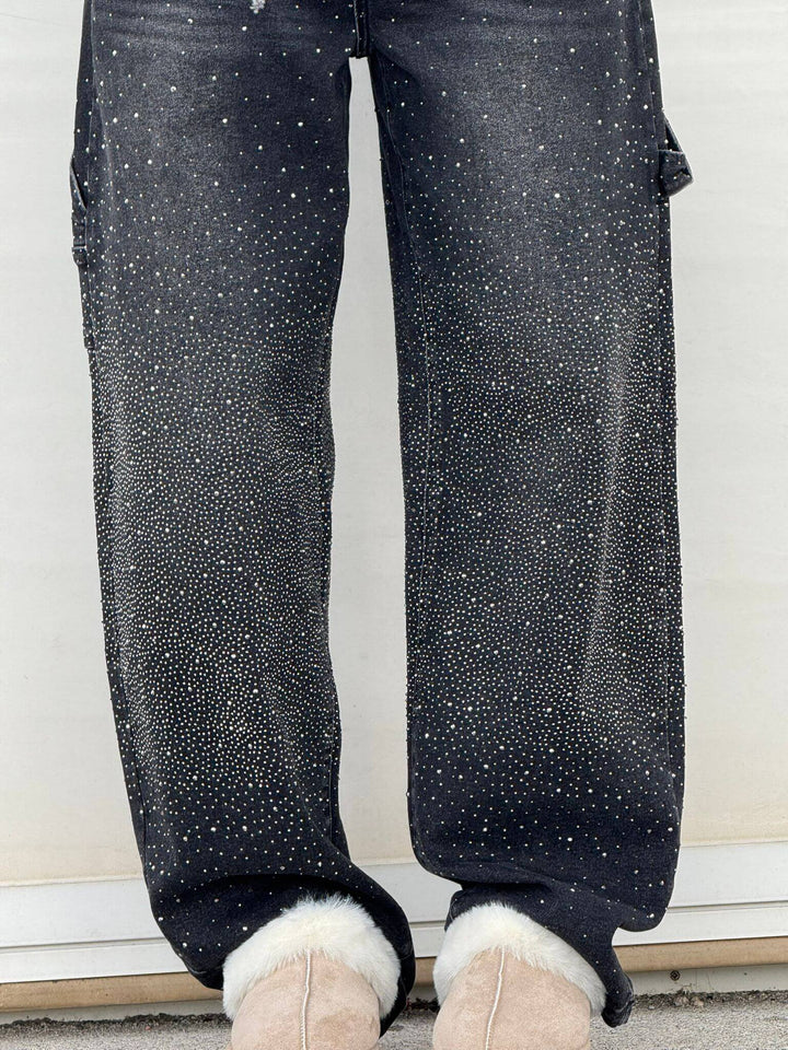 Violet High-Waisted Wide-Leg Pants