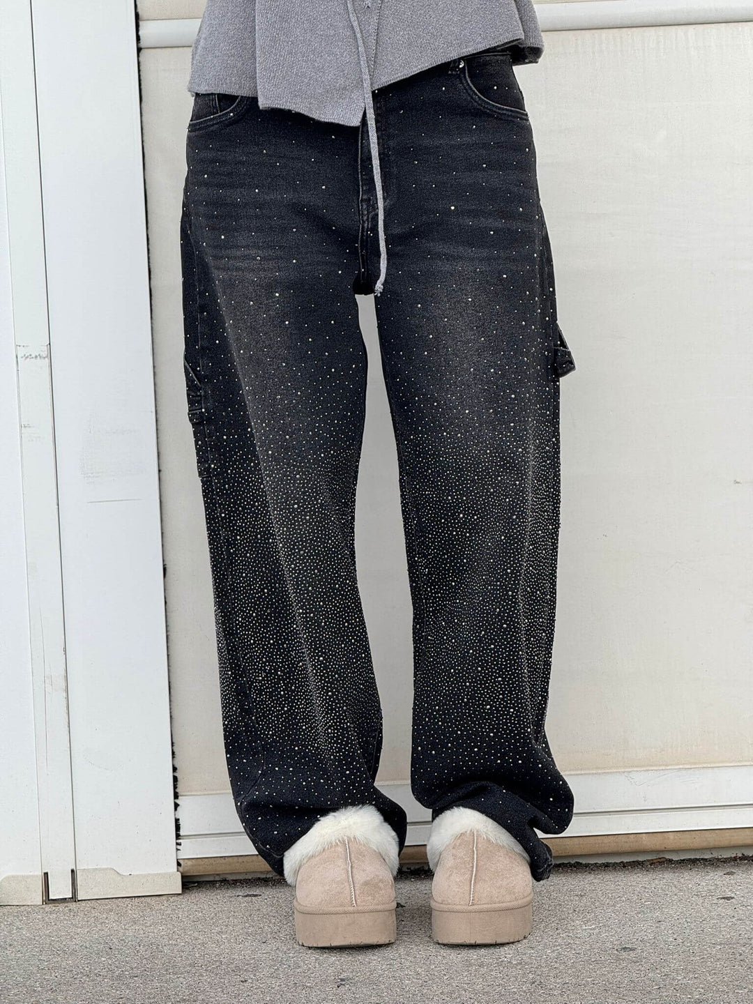 Violet High-Waisted Wide-Leg Pants