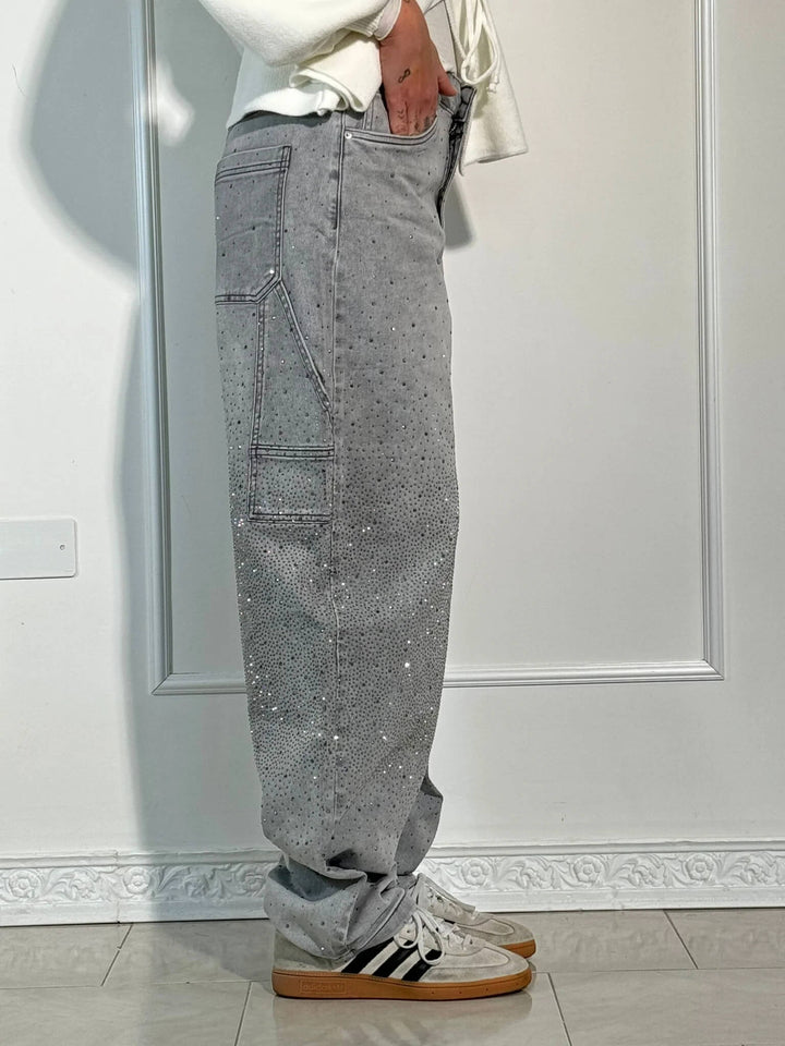 Violet High-Waisted Wide-Leg Pants