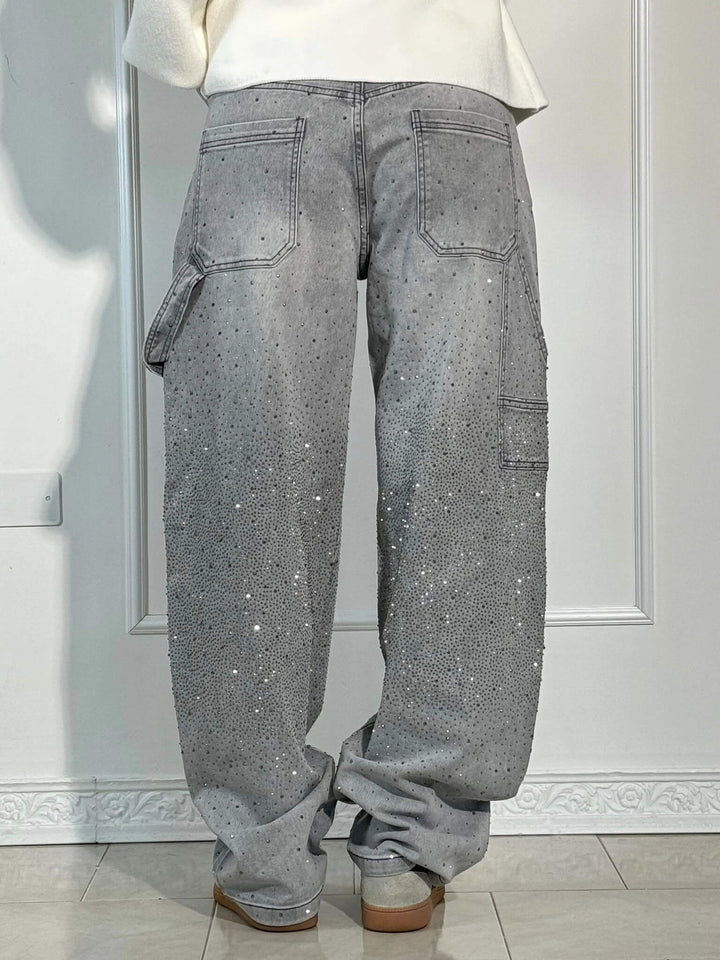 Violet High-Waisted Wide-Leg Pants