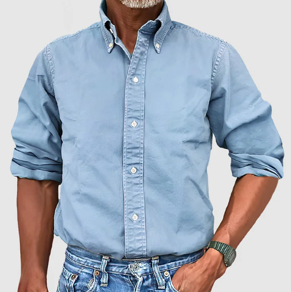 Hugo™ | Elegant Linen Blouse