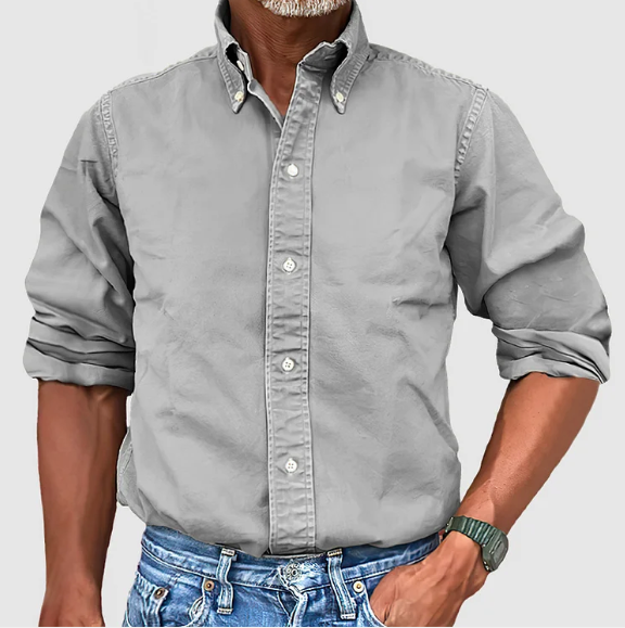 Hugo™ | Elegant Linen Blouse