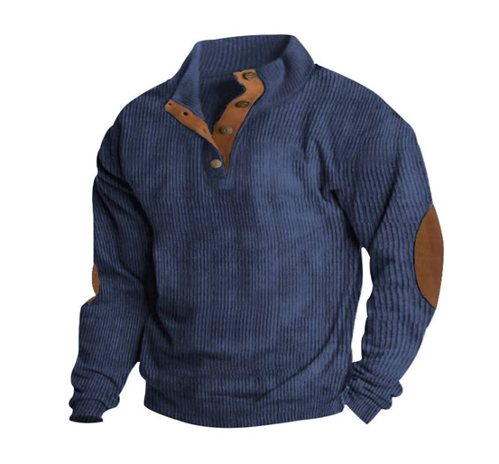 Matt | Textured Knit Sweater with Buttons