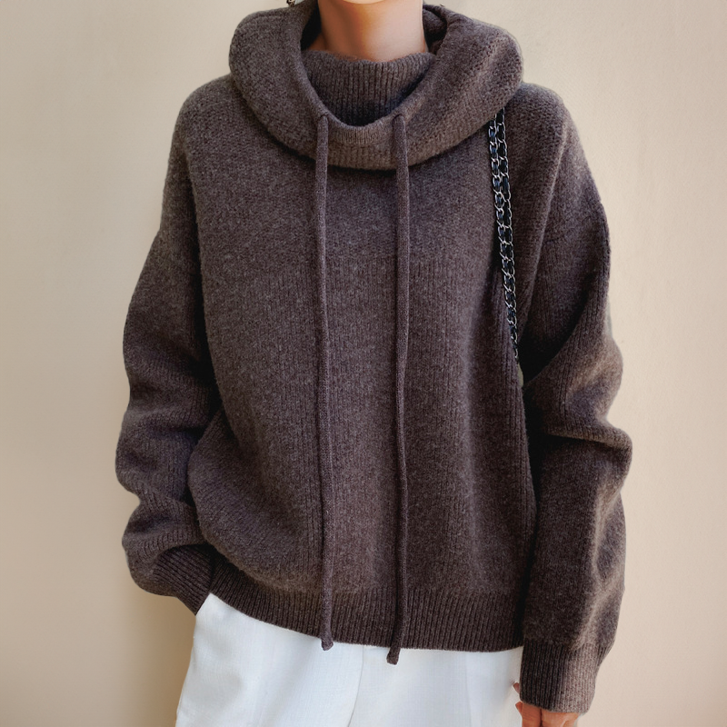 Amanda | Luxe and Snug Polo Sweater